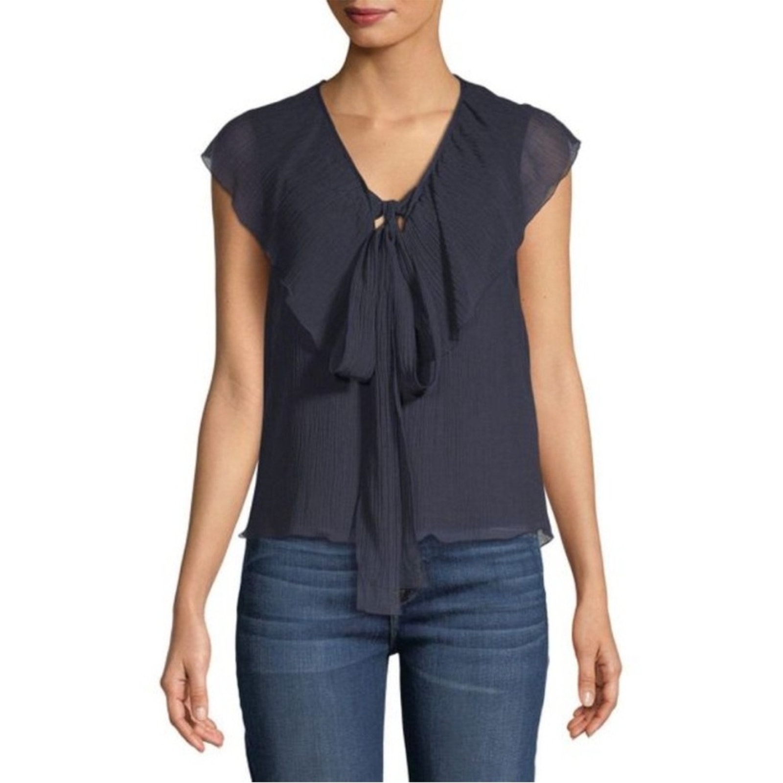 See By Chloe Navy Blue Blouse Size Large / Extra Large